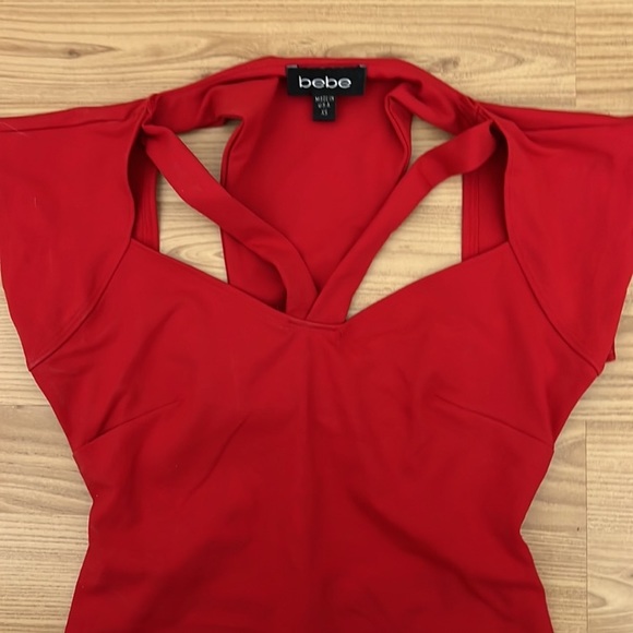 Womens bebe dress off shoulder - Picture 2 of 3